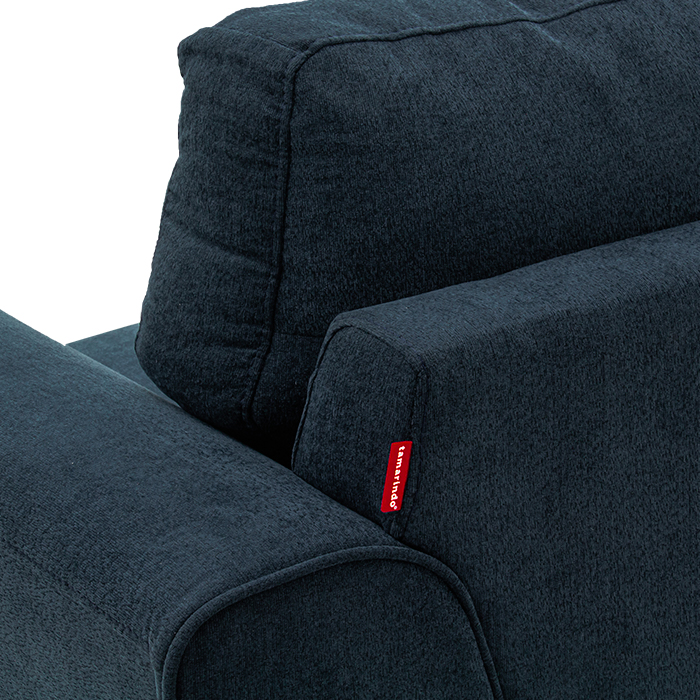 Sofa Tela Azul Oscuro Zilo | Sofá | salas